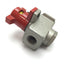 Used SMC NVHS2500-N02-X116 Pneumatic Lock-Out Valve, 1/4" NPT 1/8" NPT, 0.1-1.0MPa