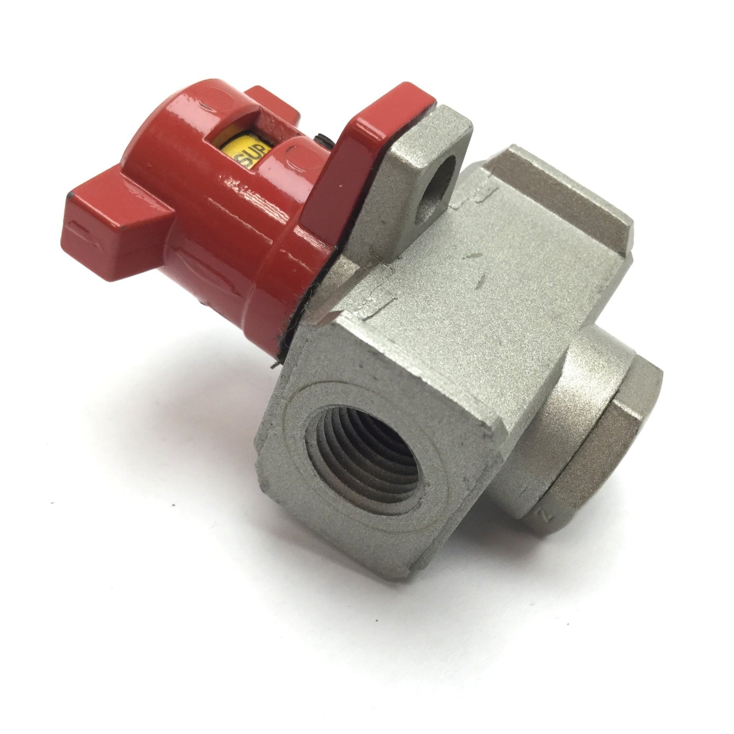 Used SMC NVHS2500-N02-X116 Pneumatic Lock-Out Valve, 1/4" NPT 1/8" NPT, 0.1-1.0MPa