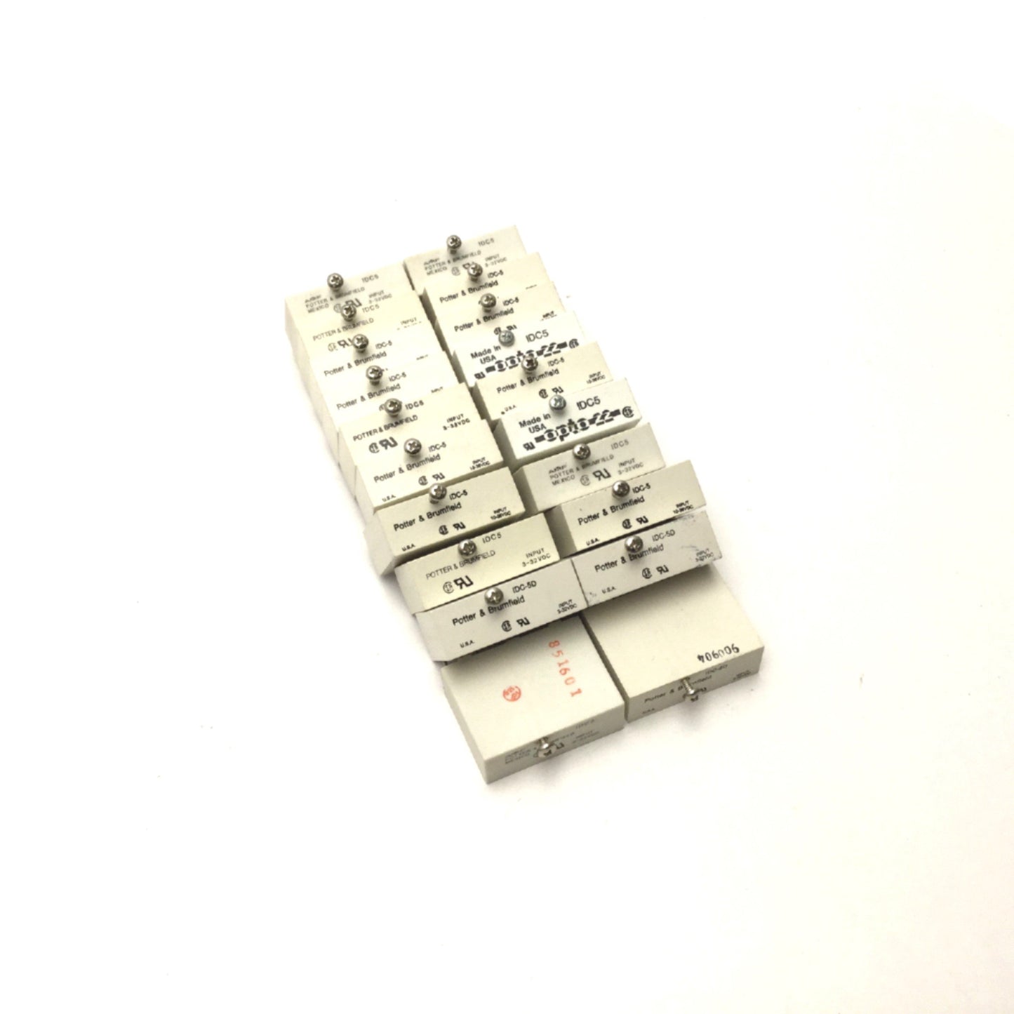 Used Lot Of 20 Potter & Brumfield IDC5 Solid State Relay DC Input Module Logic: 5VDC