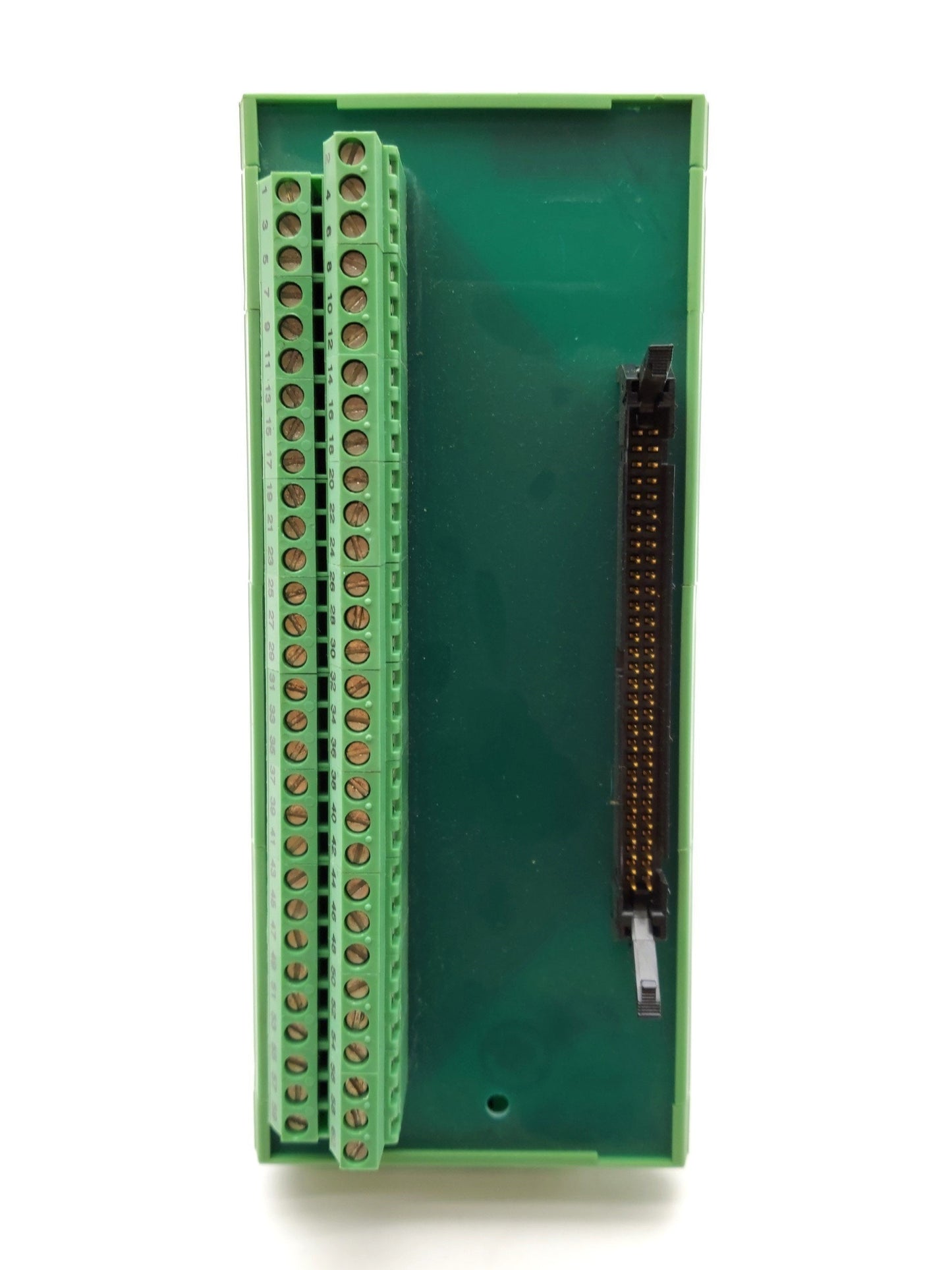 Used Phoenix Contact FLKM-60 Breakout Board, IDC60 60-Pin Male to Screw Terminals