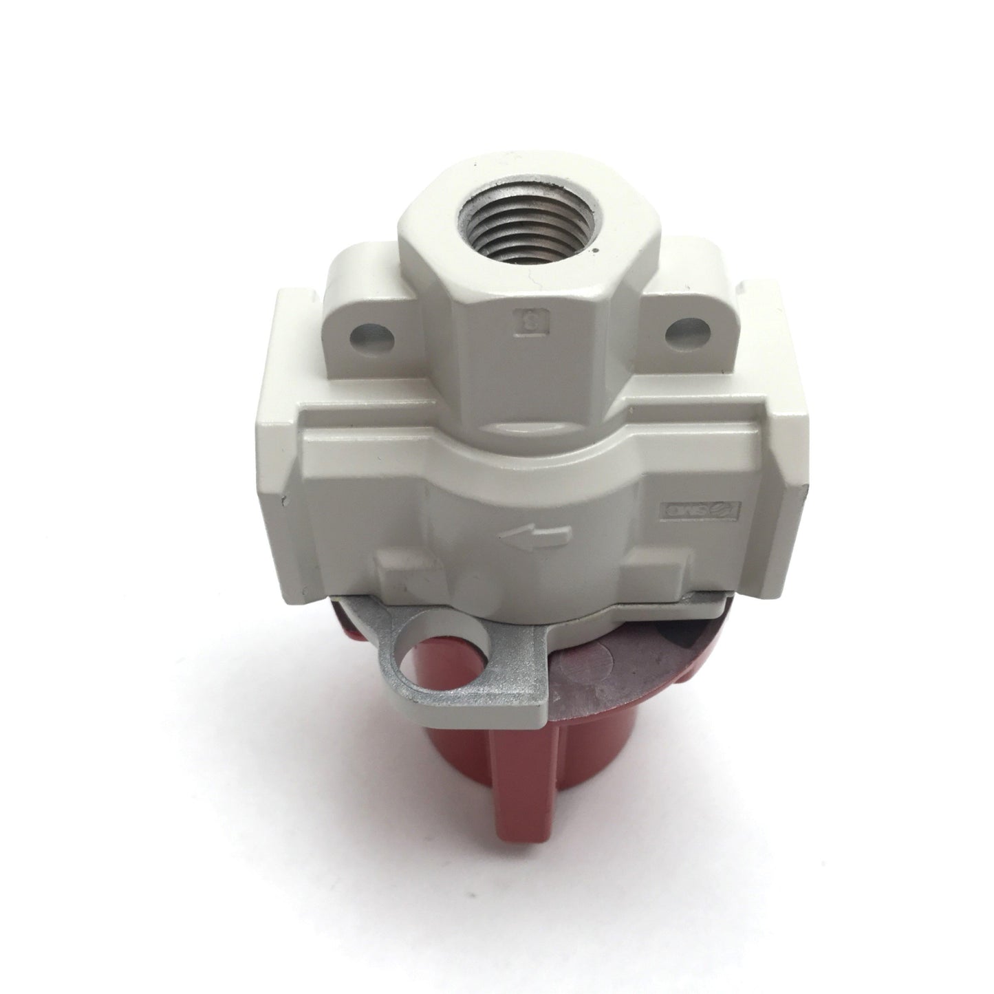 Used SMC VHS30-N03B-Z Pneumatic Lock-Out Valve, Ports: 3/8" NPT 1/4" NPT, 15-150psi