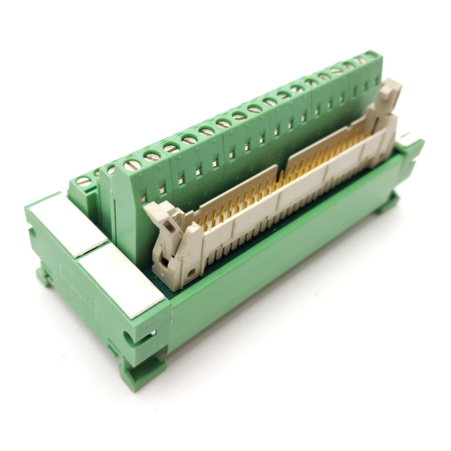 Used Phoenix Contact UM 45-FLKS50 Breakout Board IDC50 50-Pin Male to Screw Terminals