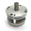 Used Bimba FOD-501 Flat-1 Double End Rod Pneumatic Cylinder, Bore: 2.5", Stroke: 1"