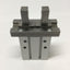 Used SMC MHZL2-25D Parallel Jaw Air Gripper, 2-Finger, 25mm Bore, 22mm Stroke, M5