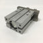 Used SMC MHZL2-25D Parallel Jaw Air Gripper, 2-Finger, 25mm Bore, 22mm Stroke, M5