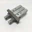 Used SMC MHZL2-25D Parallel Jaw Air Gripper, 2-Finger, 25mm Bore, 22mm Stroke, M5