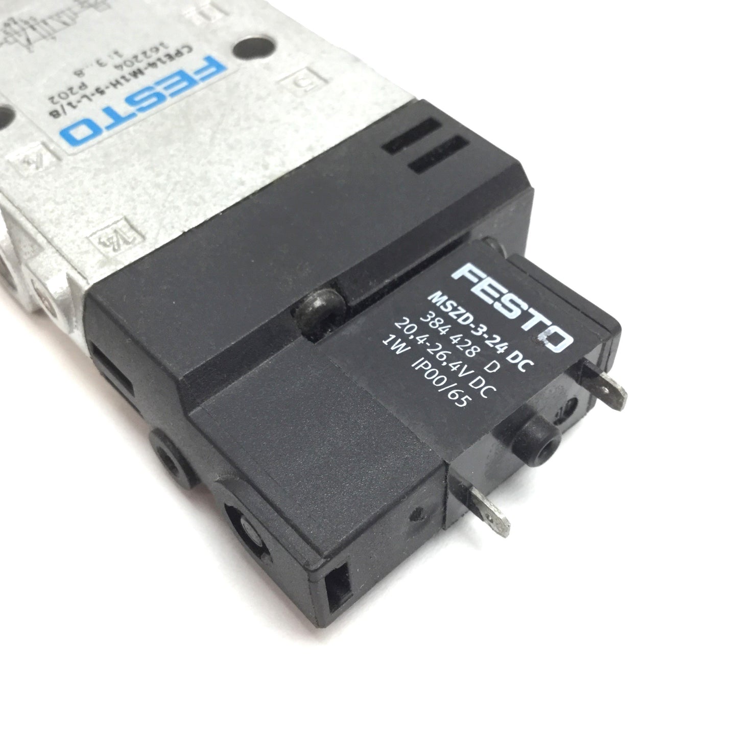 Used Festo CPE14-M1H-5-L-1/8 162204 Solenoid Valve, 2-Position 5-Port, 3-8bar, G1/8