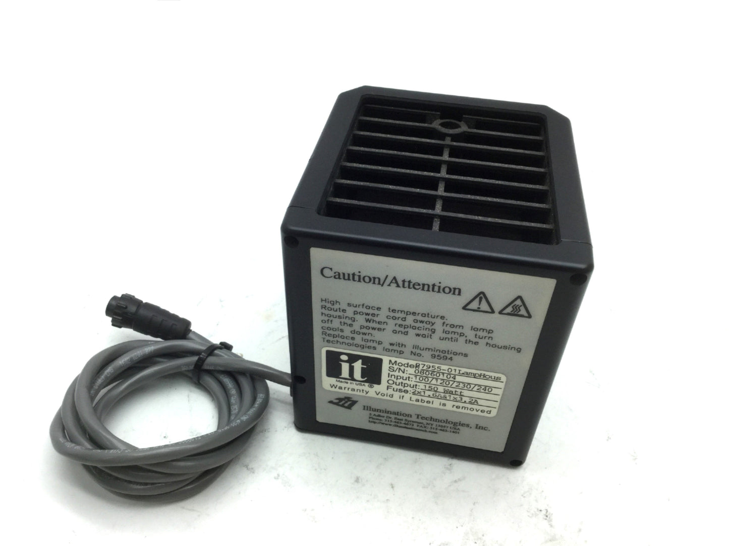 Used Illumination Technologies 27955-01 Lamp Replaces Olympus U-LH100L-3, Watt 150