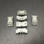 Used Lot Of 6 Dayton 2A584E Relay Socket Square Elevator 14-Pin, Rating: 7A @ 300VAC