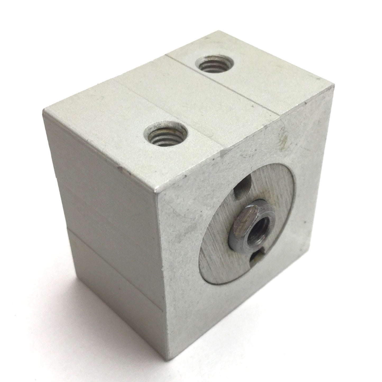 Used Lot of 2 Compact Q89-2024 Pneumatic Cylinder, Bore: 3/4", Stroke: 1/8", 10-32