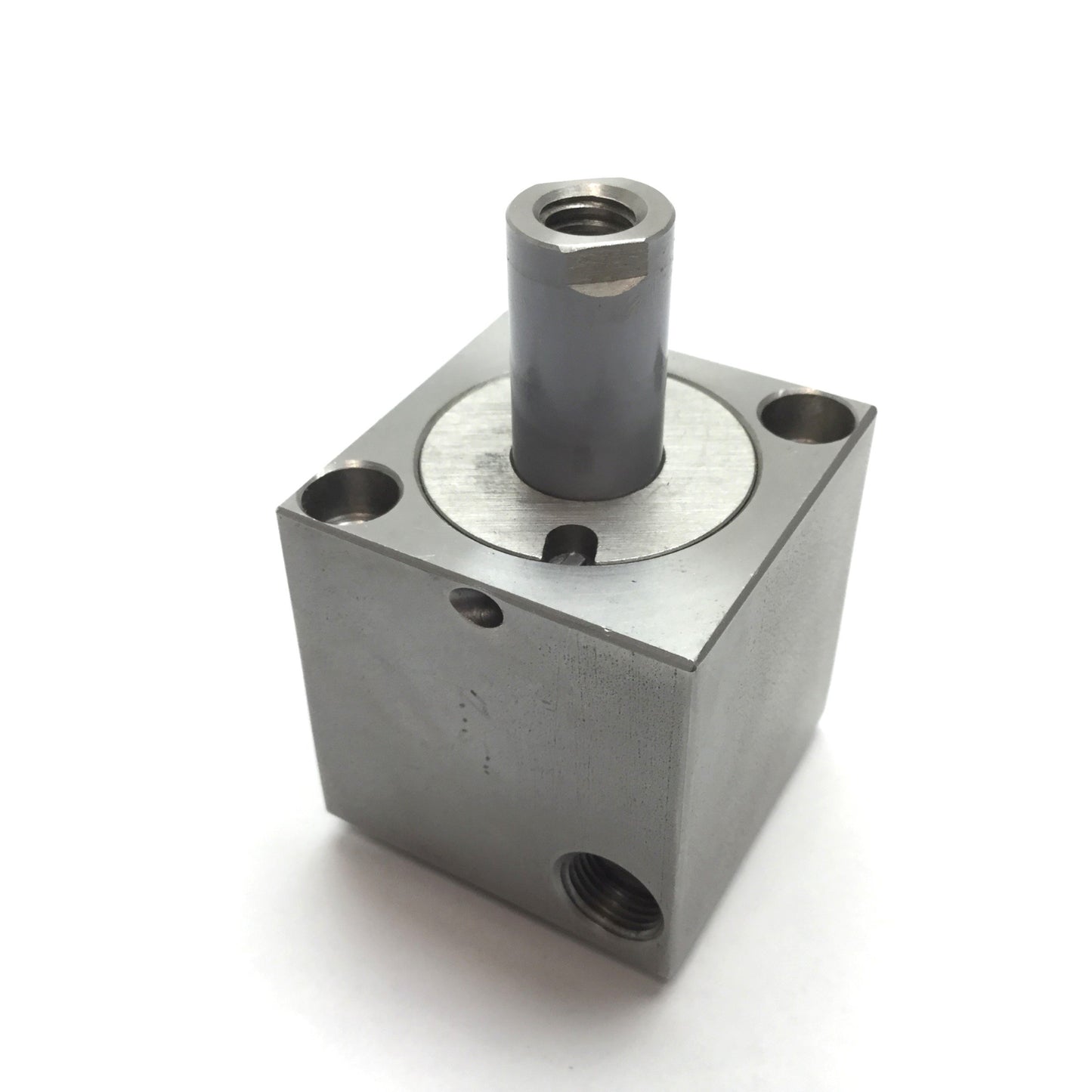 Used Compact CR3SD118X34 Double Rod End Cylinder, Bore 1-1/8", Stroke 3/4", 1/8" NPT