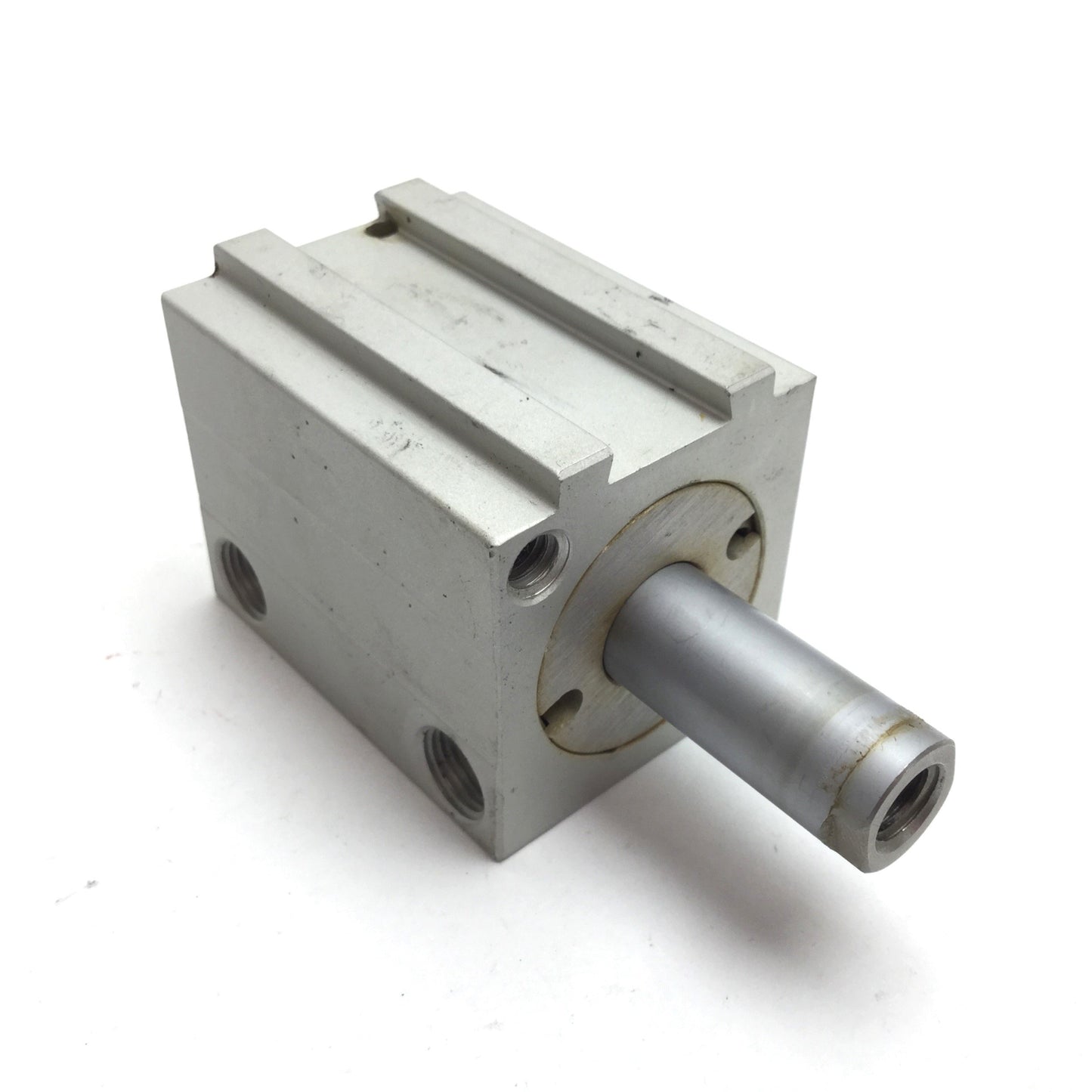 Used Compact AS118X1 Pneumatic Cylinder, Bore: 1-1/8", Stroke: 1", Ports: 1/8" NPT