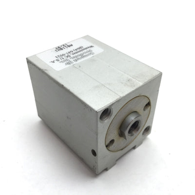 Used Compact AS118X1 Pneumatic Cylinder, Bore: 1-1/8", Stroke: 1", Ports: 1/8" NPT