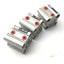 Used Lot of 3 SMC CQ2B20-20D Pneumatic Compact Cylinder, Bore: 20mm, Stroke: 20mm