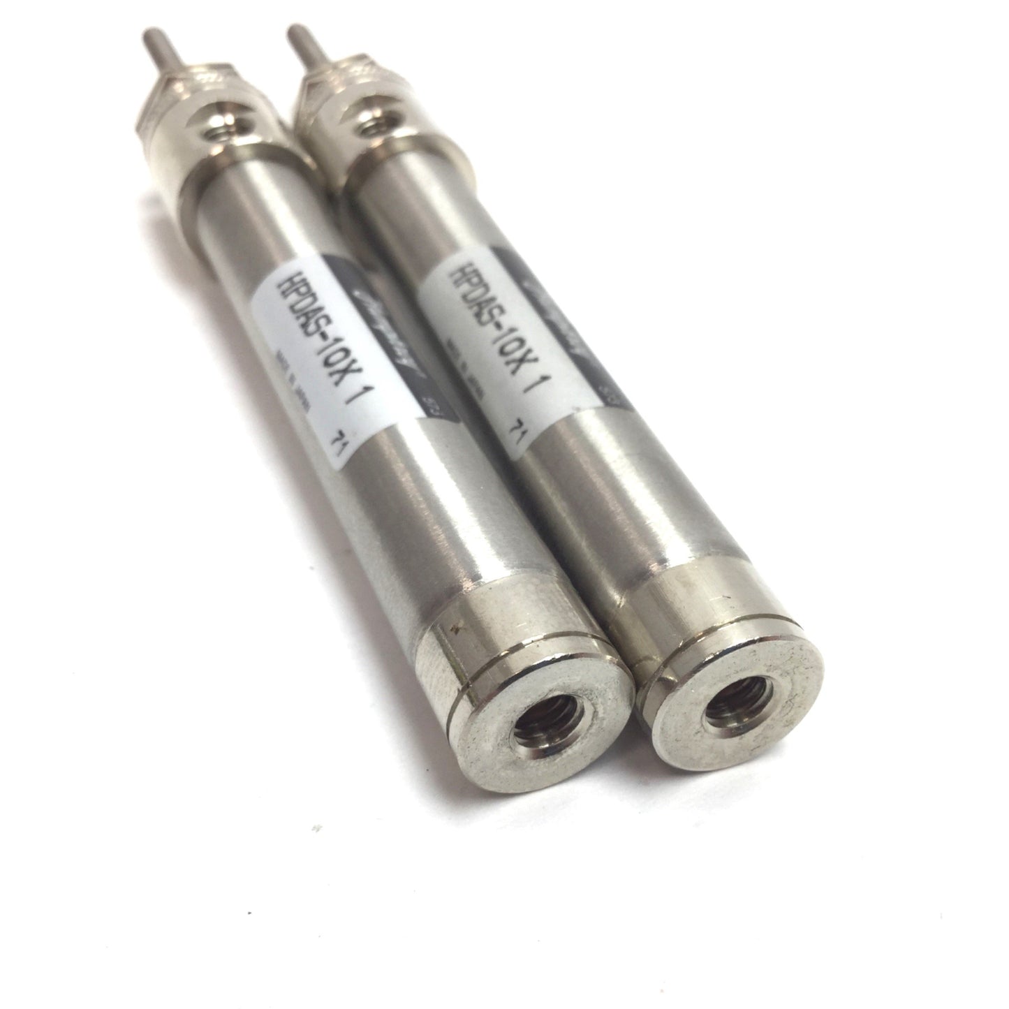 Used Lot of 2 Humphrey HPDAS10X1 Pneumatic Cylinder, Bore: 3/8", Stroke: 1", 10-32