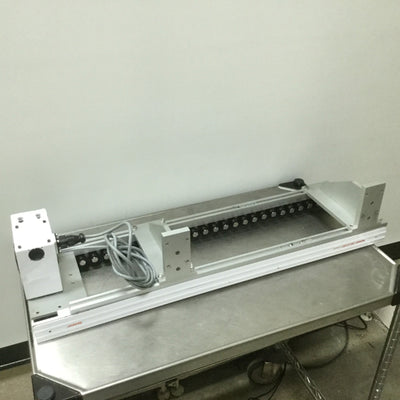 Used Quickdraw 801548 MR Series Slip Roller Conveyor, 30" Long, Voltage: 24VDC 2.5A
