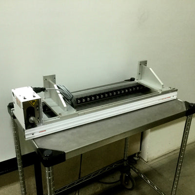 Used Quickdraw 801544-RP MR Series Slip Roller Conveyor, 30" Long, Voltage 24VDC 2.5A