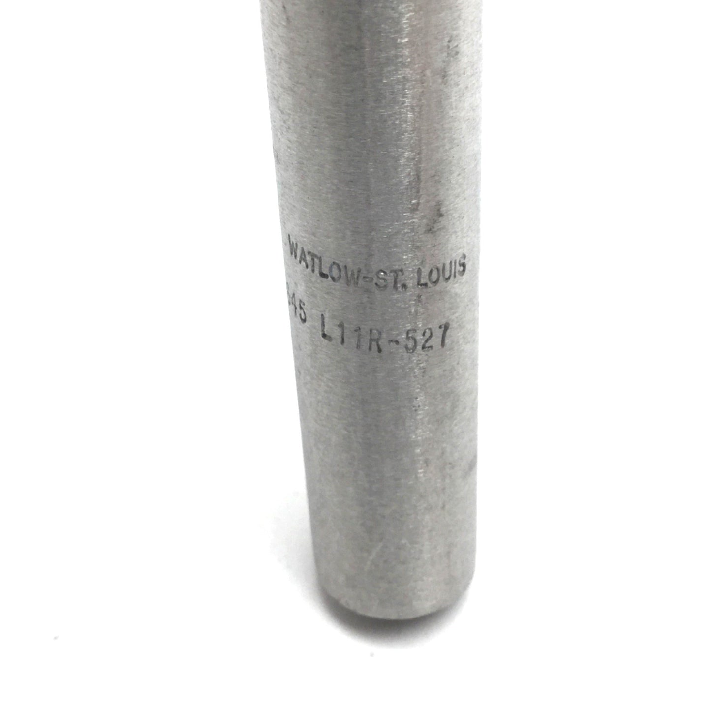 Used Watlow L11R-527 Firerod Cartridge Heater, Length 12" (11.5" Heated), 120VAC 650W
