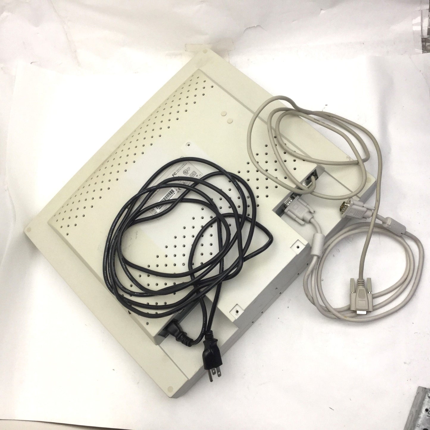 Used Planar CT1744N LCD Monitor 17.4" With 75 & 100mm VESA Mounting Brackets & Cords