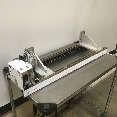 Used Quickdraw 801546 MR Series Slip Roller Conveyor, 30" Long, Voltage 24VDC 2.5A