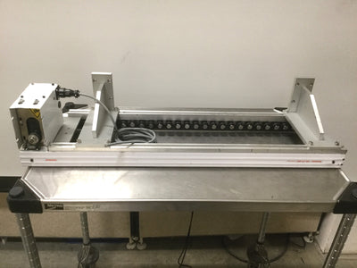 Used Quickdraw 801384 MR Series Slip Roller Conveyor, 30" Long, Voltage 24VDC 2.5A