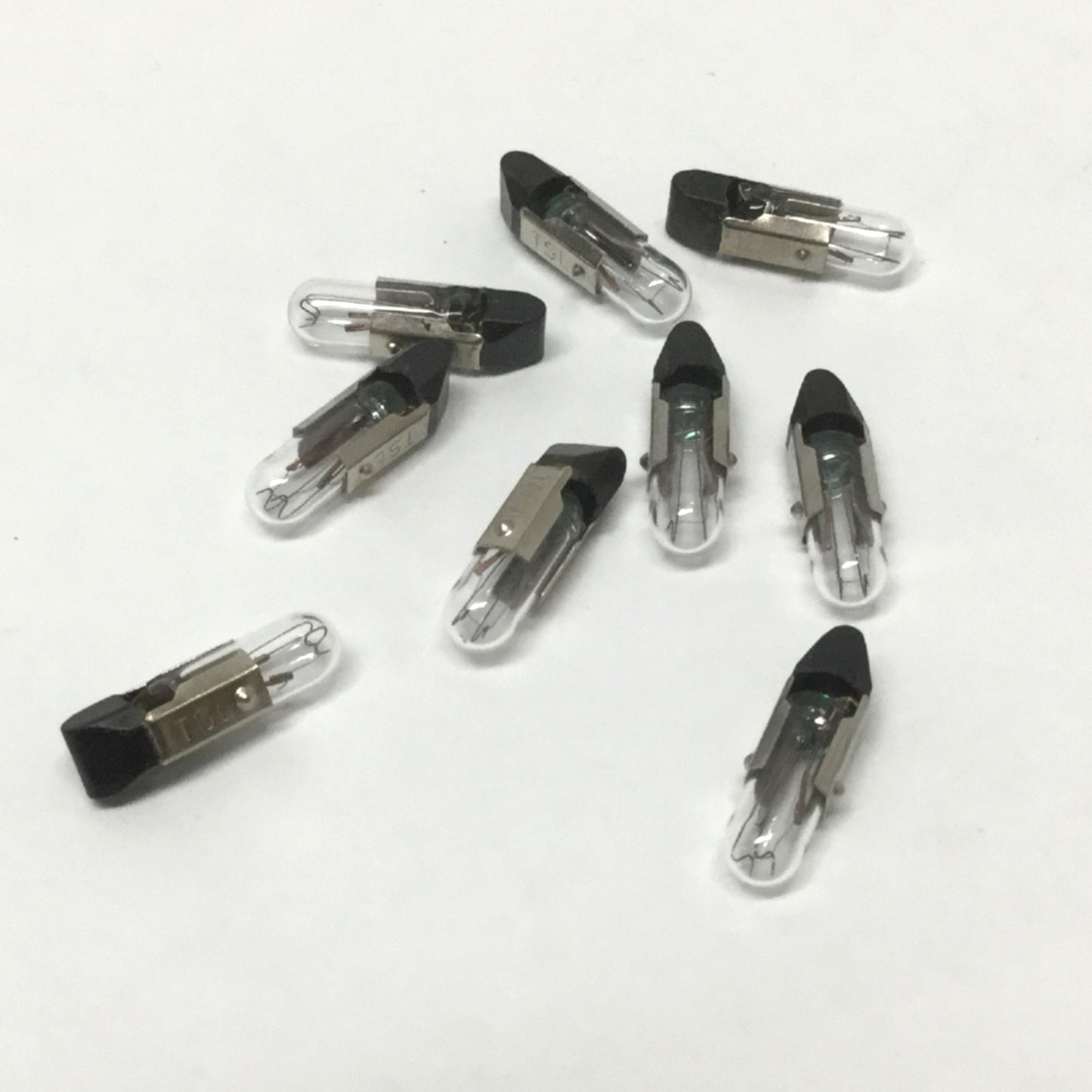 Used Lot of 9 RAFI 1.90.100.022 Lumotast 75 Pushbutton Switch Lamps 12V 0.48W, T 4.5