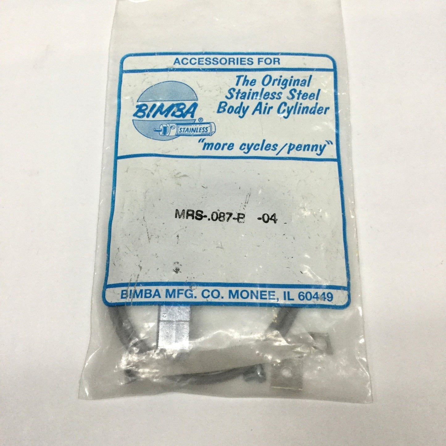 New Bimba MRS-.087-B-04 Magnetic Reed Switch 200V 0.5A SPST-NO w/ Band for 3/4" Bore