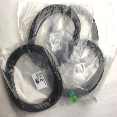 New Lot of 4 Parker 4041 Quick Connector Magnetic Sensor Cable, 3-Pin Female