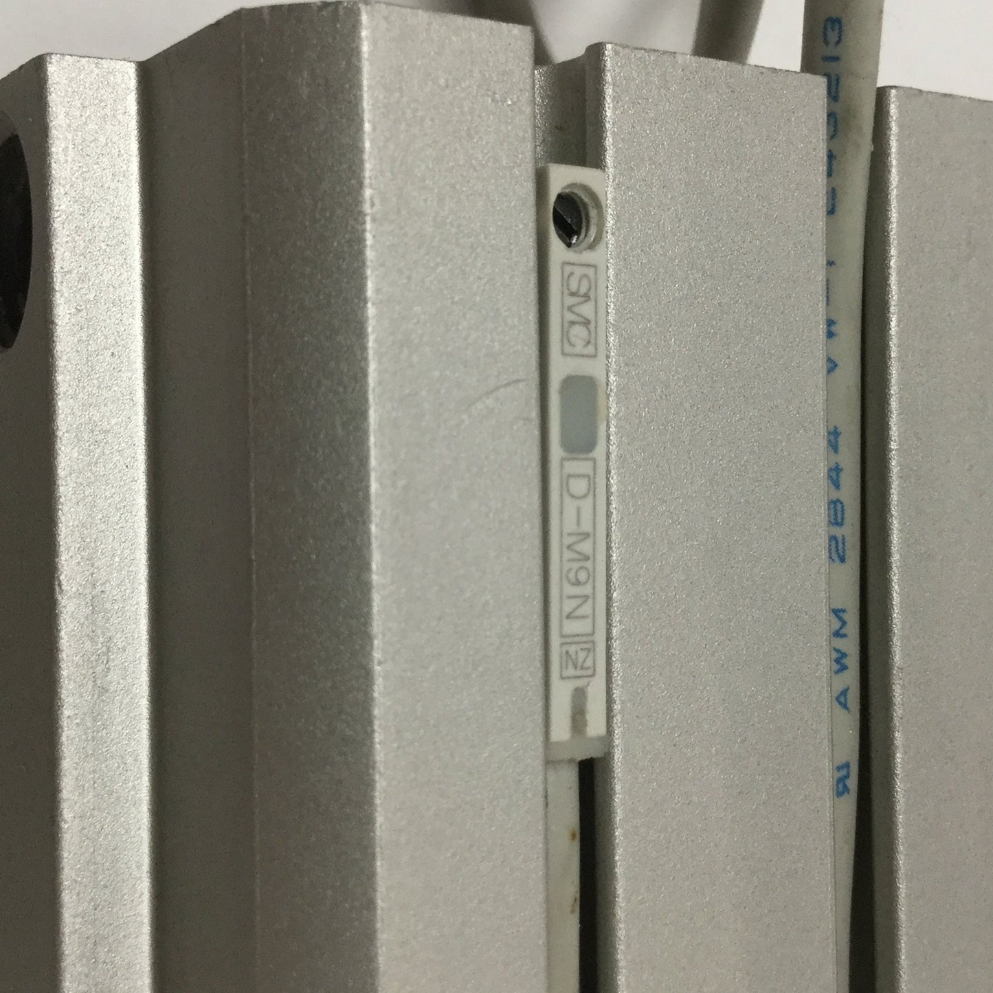 Used SMC NCDQ8A106-300 Compact Pneumatic Cylinder 1-1/16" Bore, 3" Stroke w/ Switches