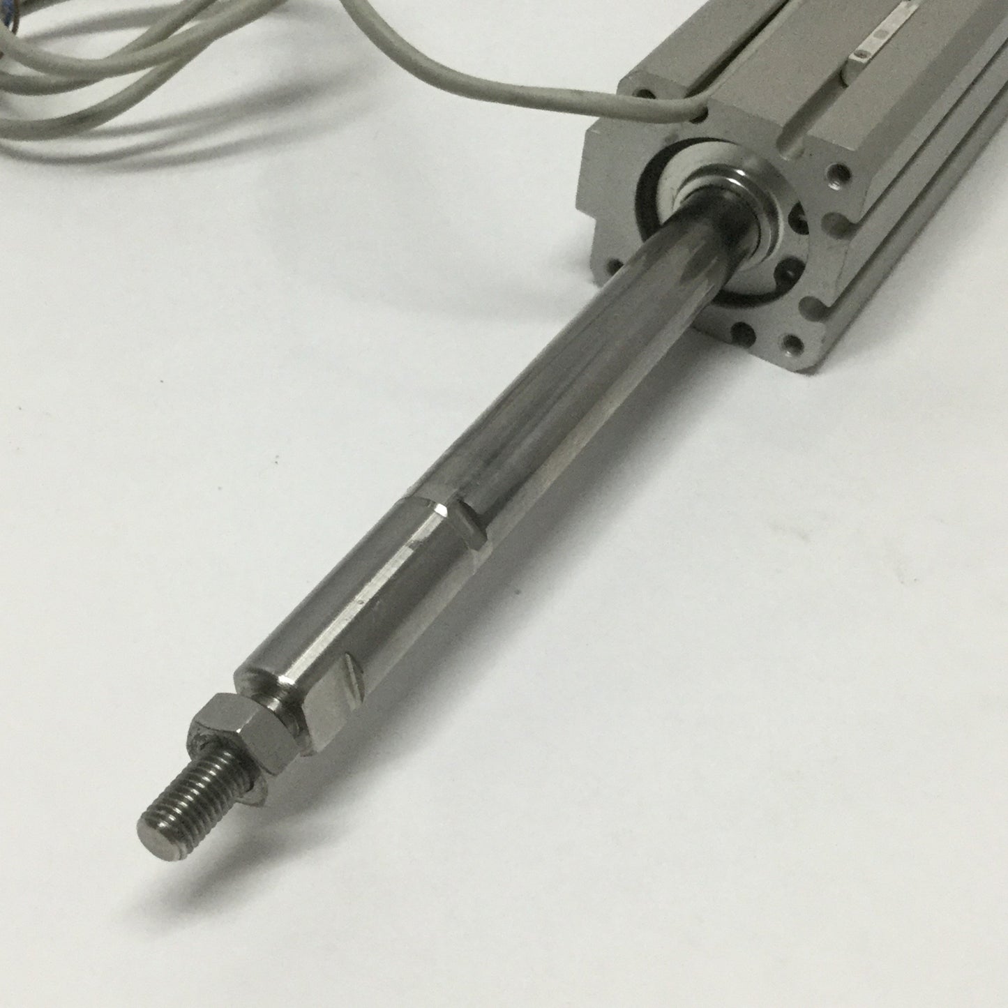 Used SMC NCDQ8A106-300 Compact Pneumatic Cylinder 1-1/16" Bore, 3" Stroke w/ Switches