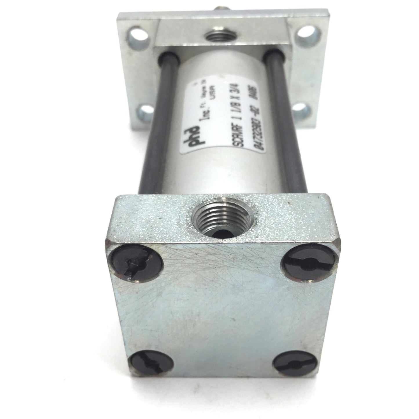 Used Phd SCAVRF 1-1/8 X 3/4 Pneumatic Cylinder, Spring Extend Bore 1-1/8" Stroke 3/4"