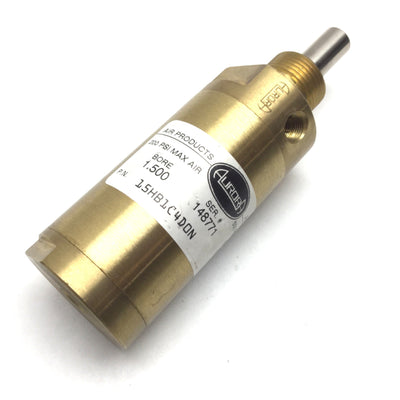 New – Open box Aurora 15HB1C4D0N Air / Hydraulic Cylinder Bore 1.5" Stroke 0.5" 1/8" NPT 500psi