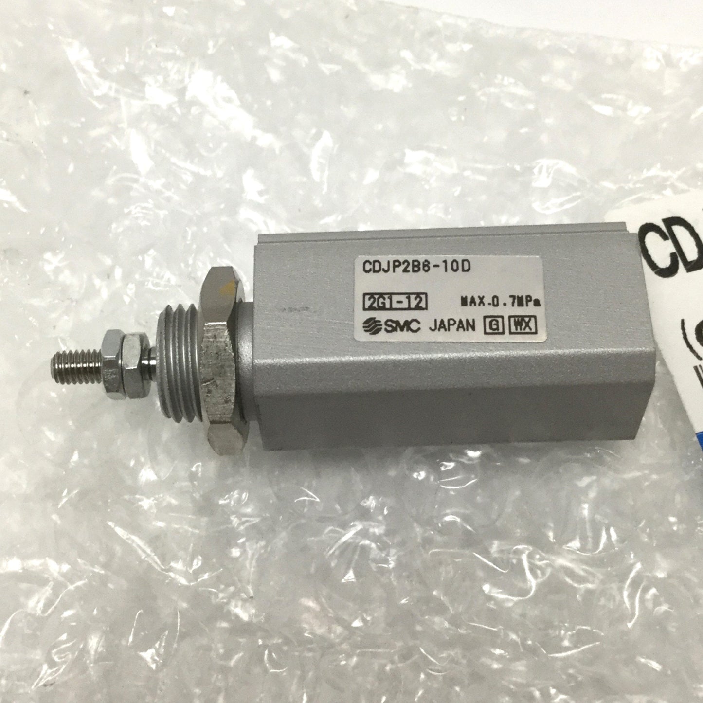 New – Open box SMC CDJP2B6-10D Miniature Pin Cylinder, Double-Acting, 6mm Bore, 10mm Stroke
