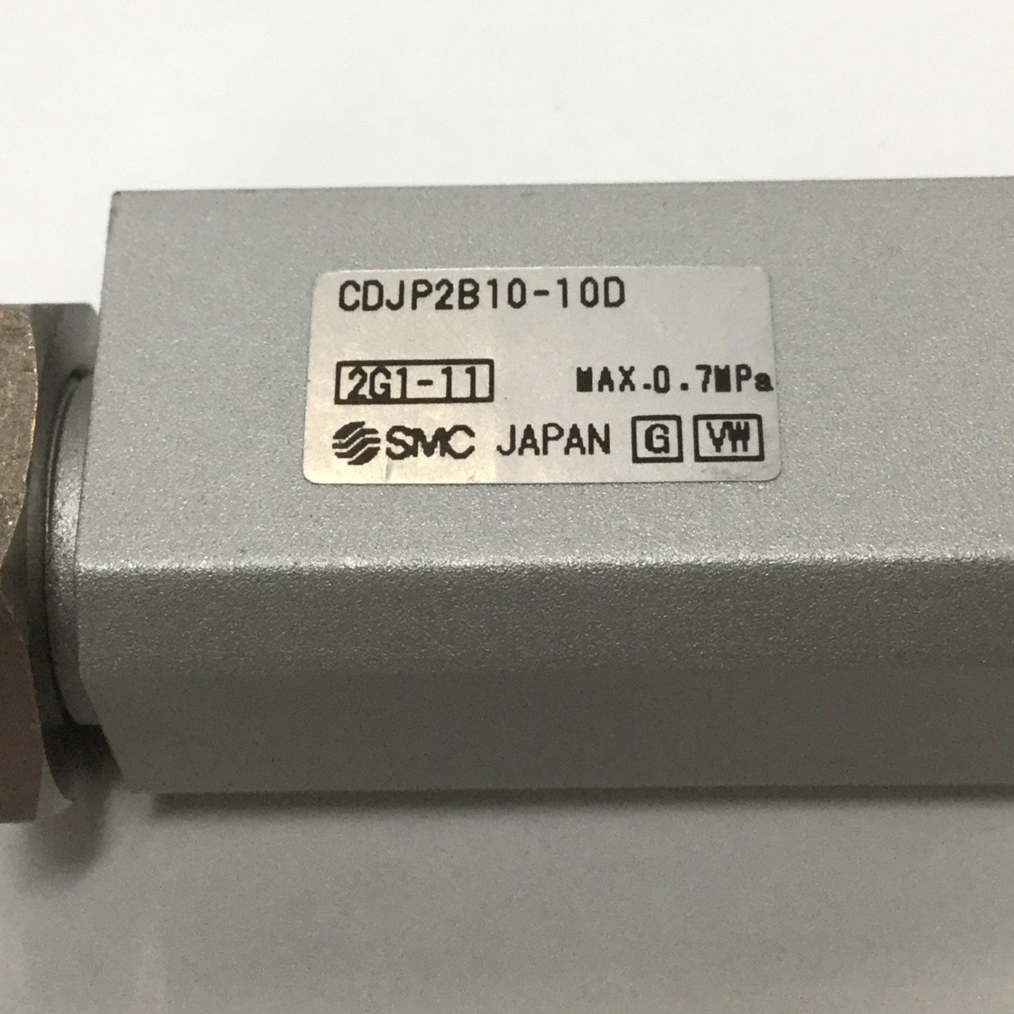 New – Open box SMC CDJP2B10-10D Miniature Pin Cylinder, Double-Acting, 10mm Bore, 10mm Stroke