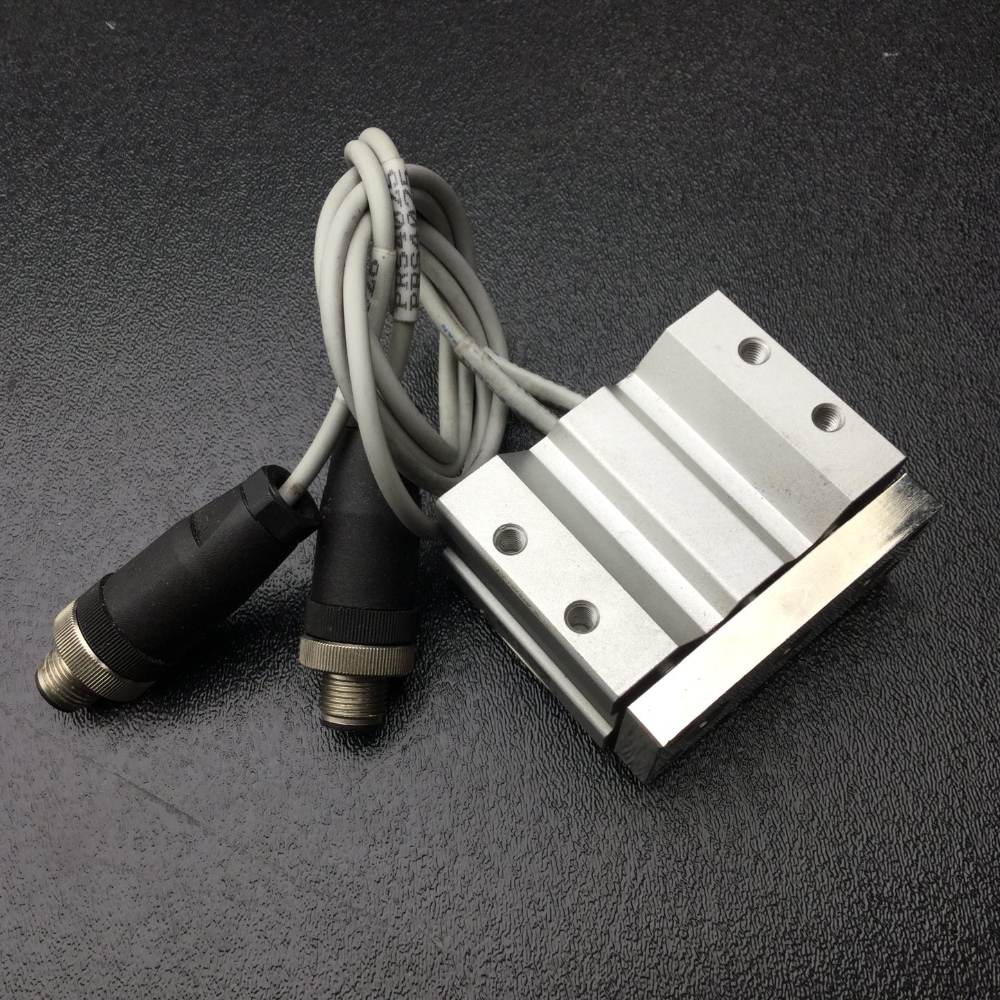 Used SMC MGQM16-10 Slide Bearing Guide Cylinder, 16mm Bore, 10mm Stroke, 1MPa Max