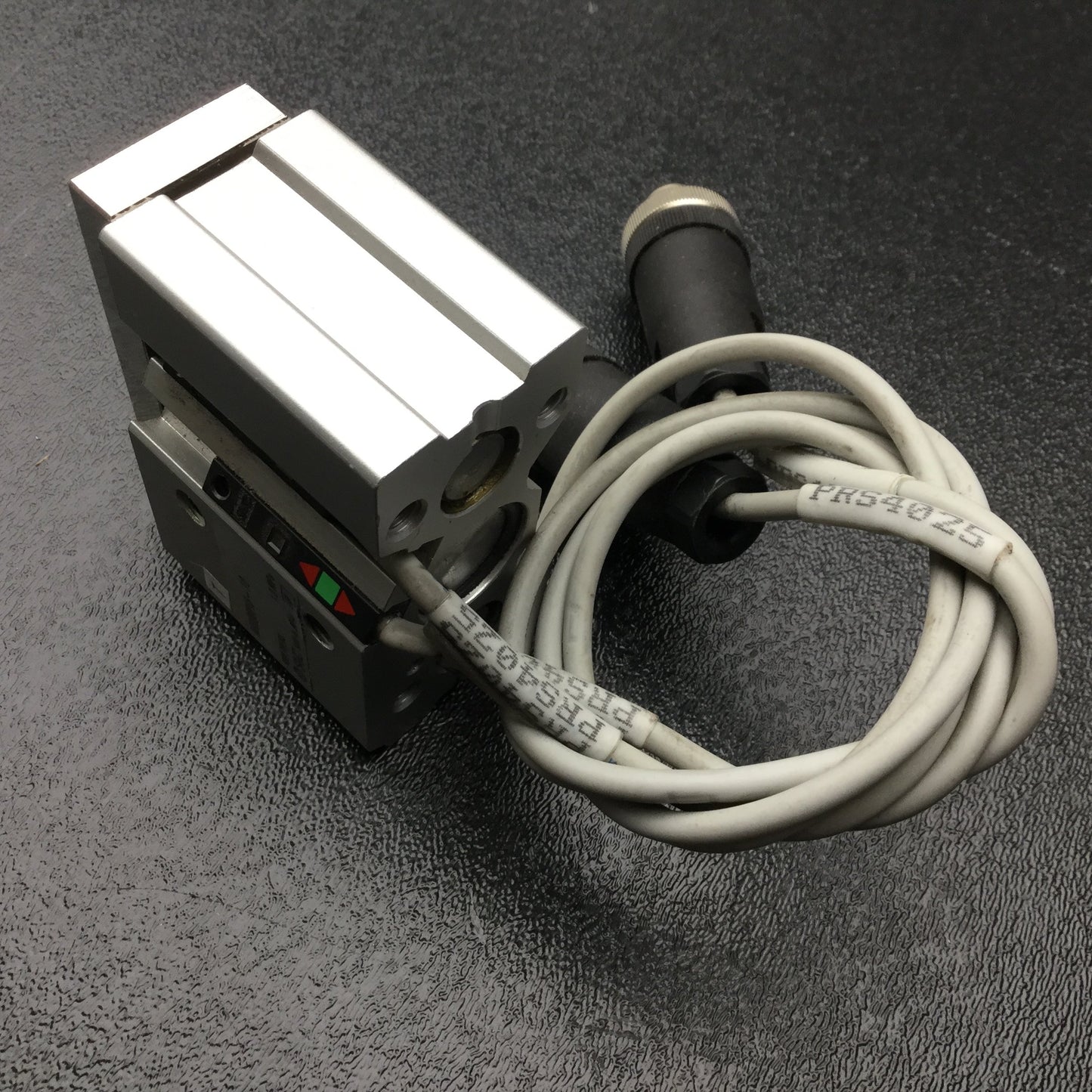 Used SMC MGQM16-10 Slide Bearing Guide Cylinder, 16mm Bore, 10mm Stroke, 1MPa Max