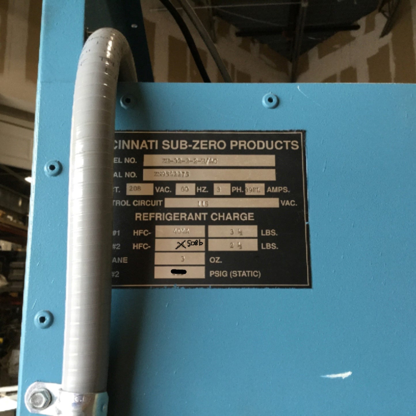 Used Cincinnati Sub-Zero ZH-32-2-2-H/AC Environmental Test Chamber -40°C To 190°C