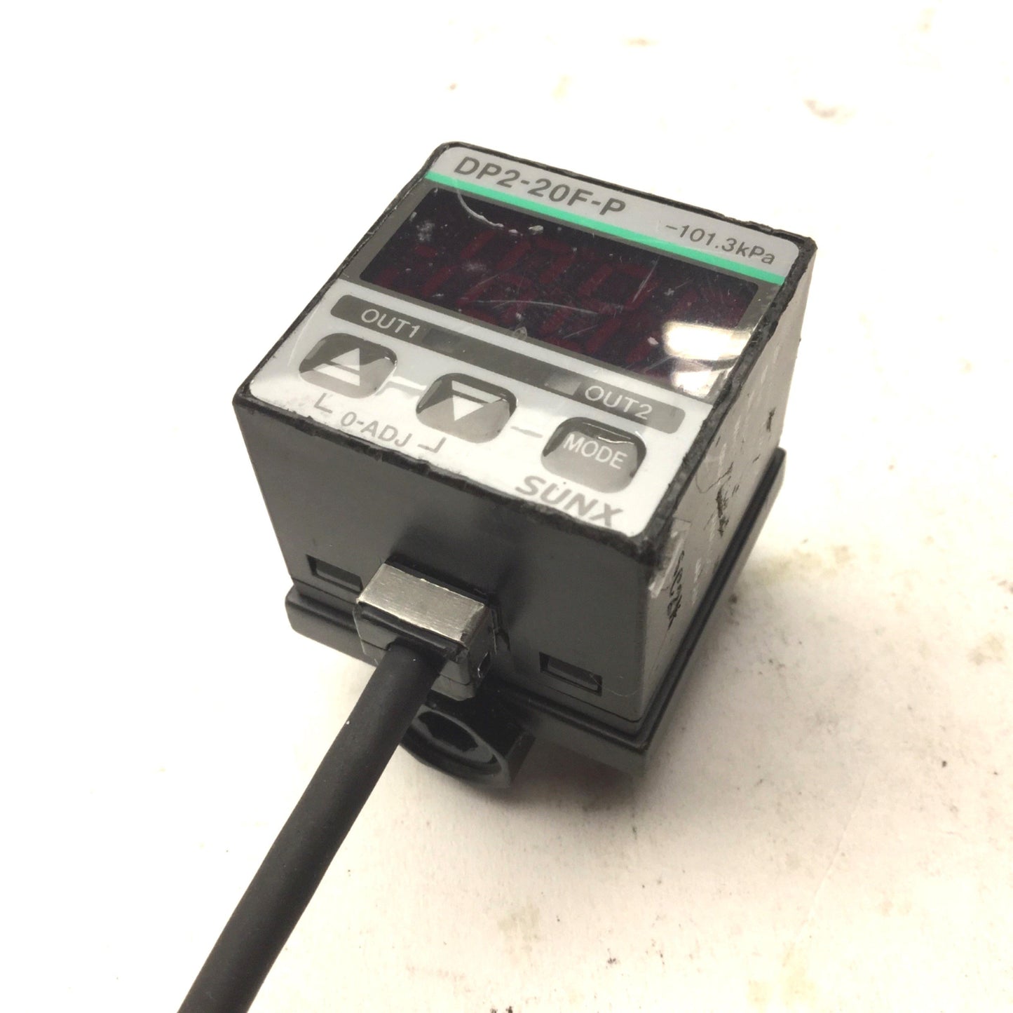 Used Sunx DP2-20F-P Digital Vacuum Switch, w/ LED Display, 12 to 24VDC PNP