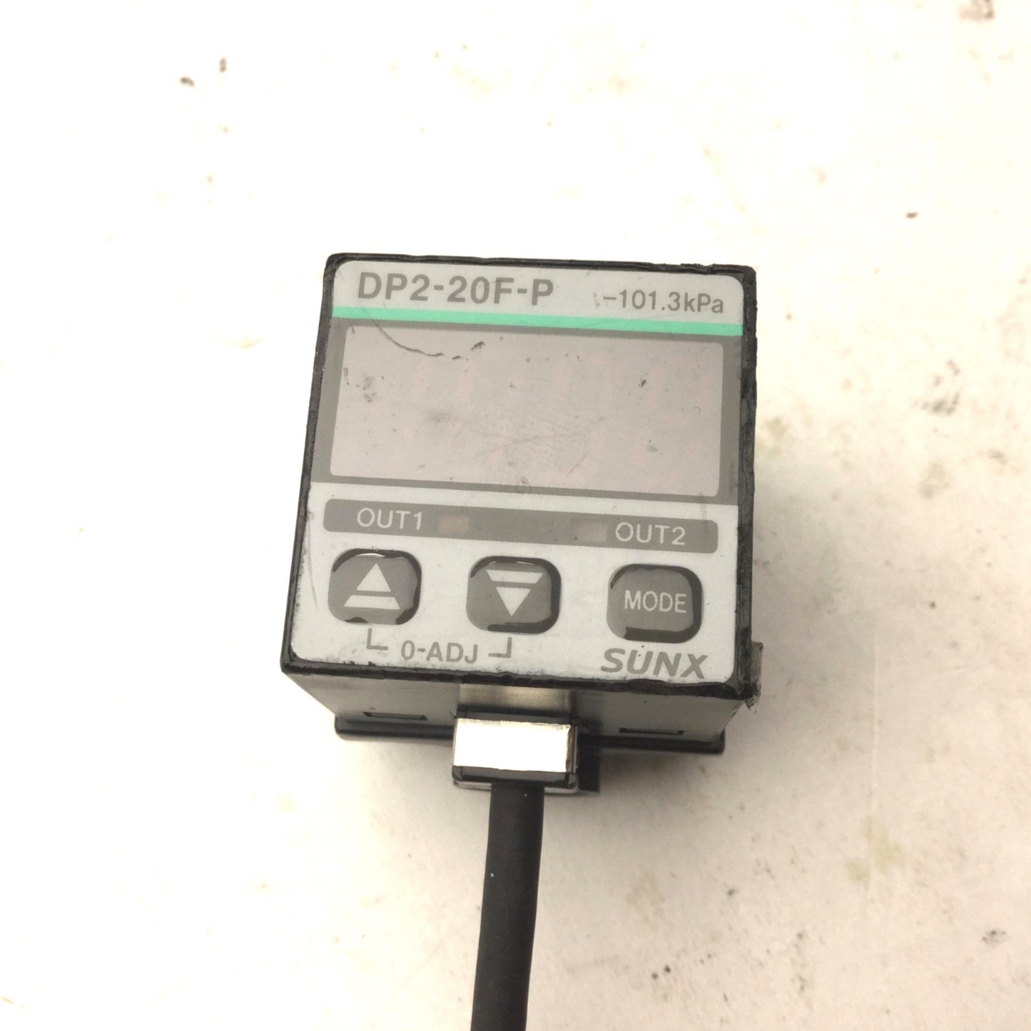Used Sunx DP2-20F-P Digital Vacuum Switch, w/ LED Display, 12 to 24VDC PNP