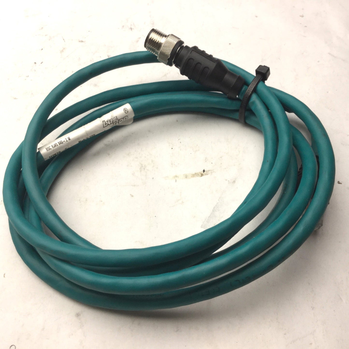 Used Turck InterlinkBT RSC RJ45 840-2M Cable RJ45 Straight, 8 Wire, 2m, U7937-2