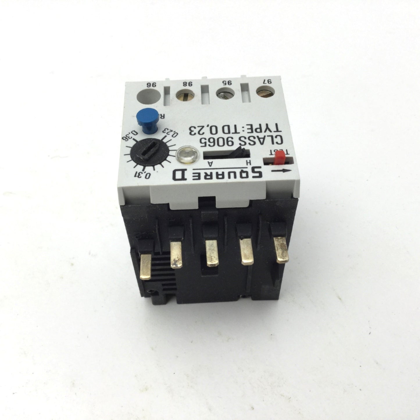 New Lot Of 3 Square D 9065 Type TD0.23 Thermal Overload Relay Range: 0.23A to 0.36A