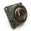 Used AMI UCFX14-44 Four-Bolt Flange Bearing, 2.75" Shaft, 7 3/4 x 7 3/4 x 3.2"