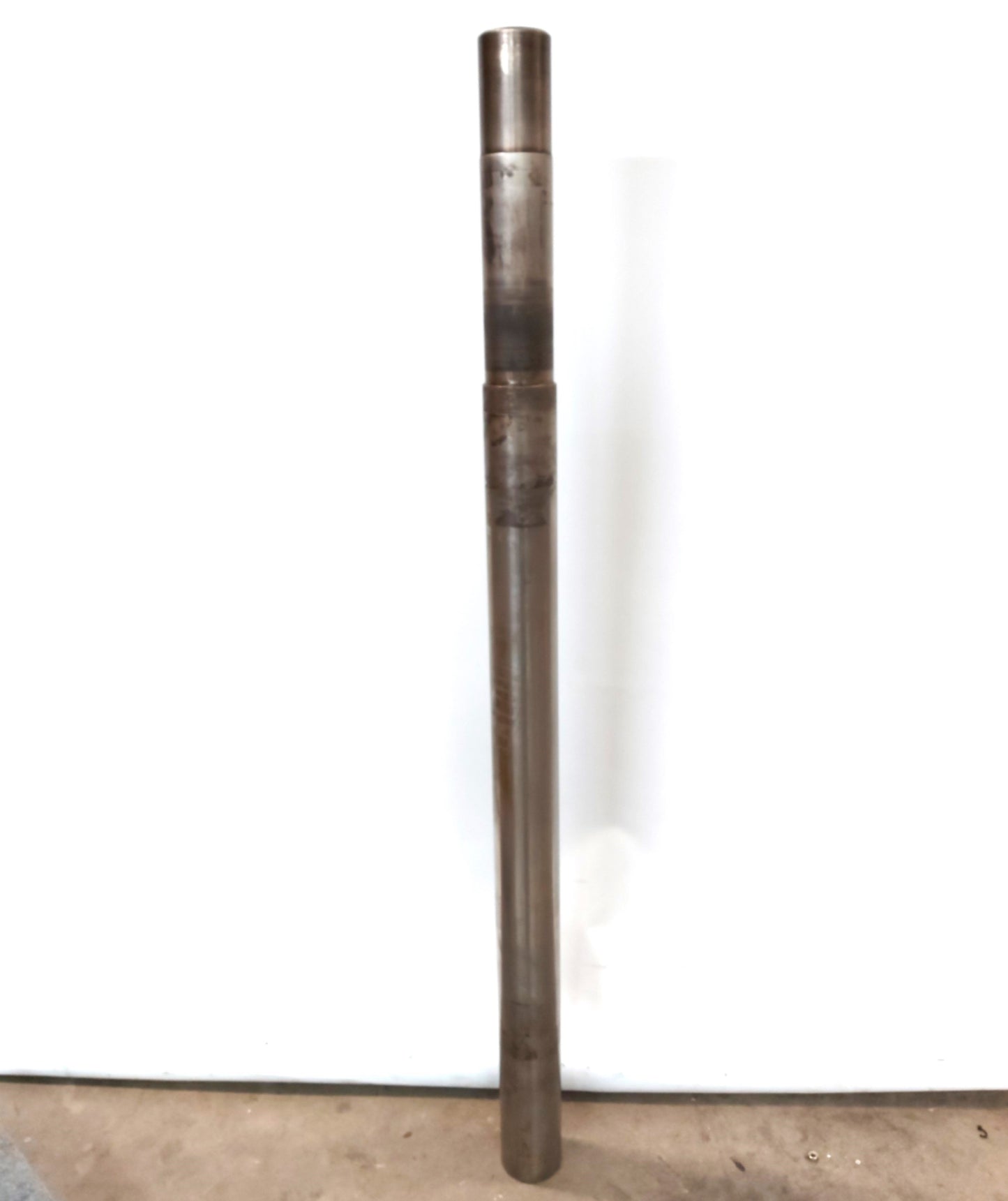 Used SS Rotary Shaft 3" to 2 3/4" End Diameter 9 x 3/4" 3 3/4 x 5/8" Keyway 50" Long