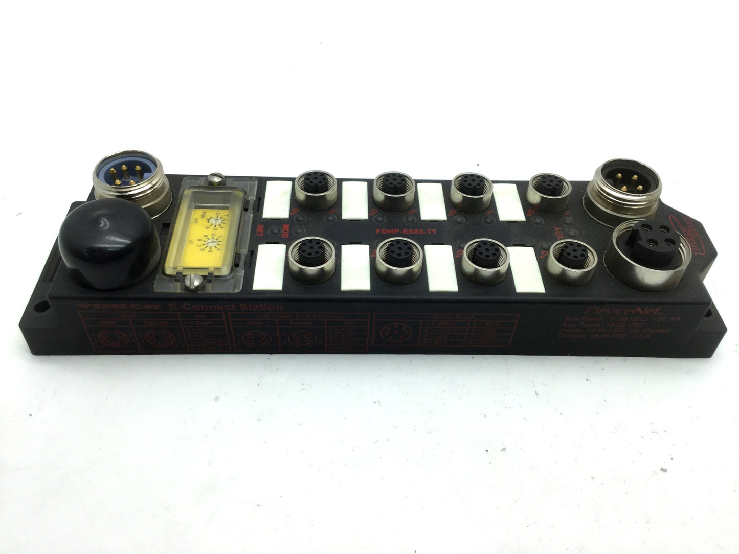 Used Turck FDNP-ES88-TT Terminal Busstop Station DeviceNet E-Connect