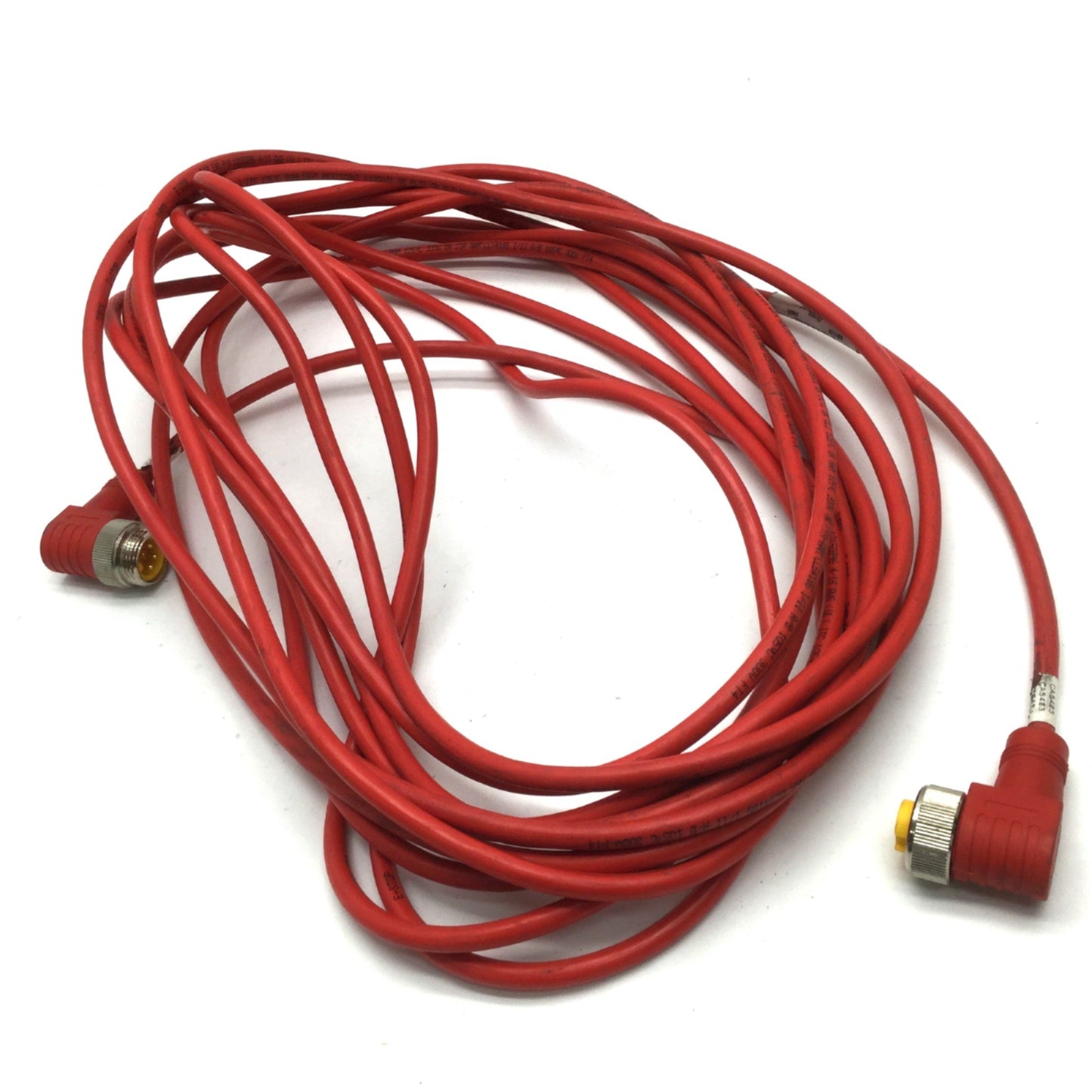 Used Turck WSM WKM E40-10M 4-Pin Connector Cable Length: 10M 7/8" Minifast