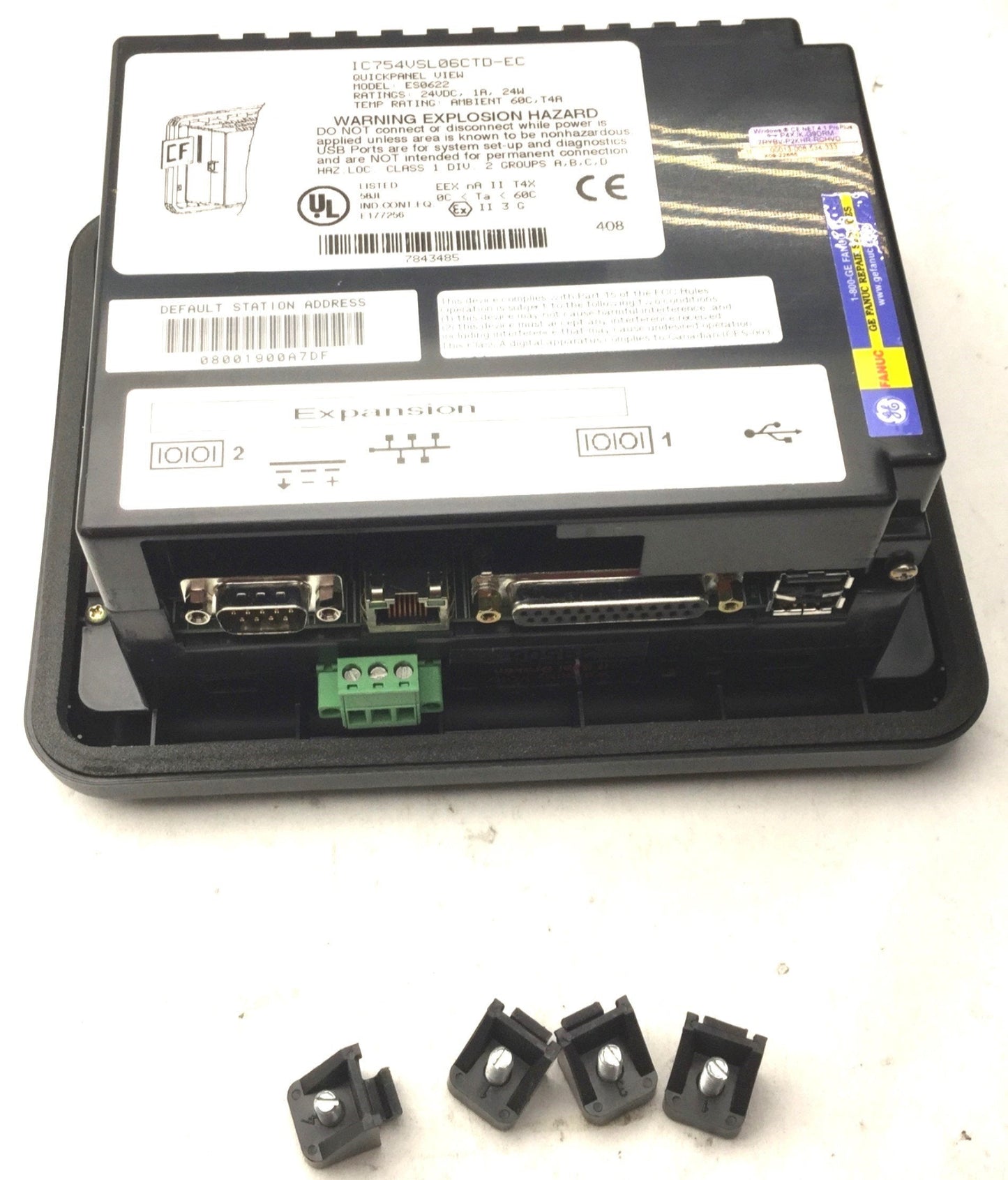Used Ge Fanuc ES0622/IC754VSL06CTD-EC Quickpanel View Human Machine Interface