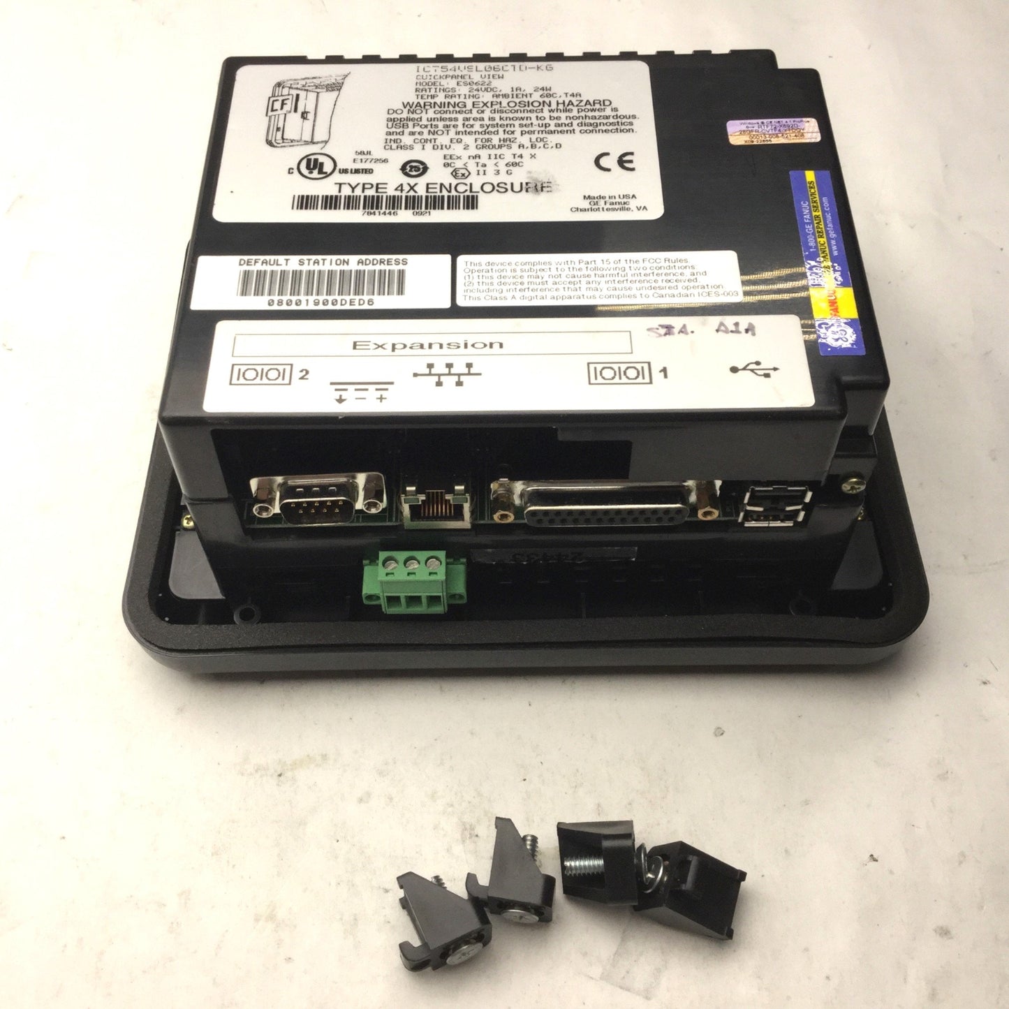 Used Ge Fanuc ES0622 Quickpanel View Human Machine Interface, IC754VSL06CTD-KG