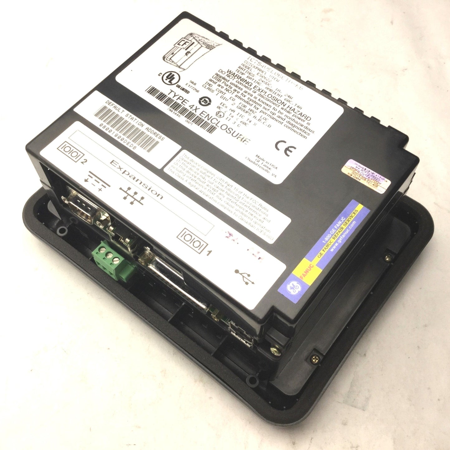 Used Ge Fanuc ES0622 Quickpanel View Human Machine Interface, IC754VSL06CTD-KG