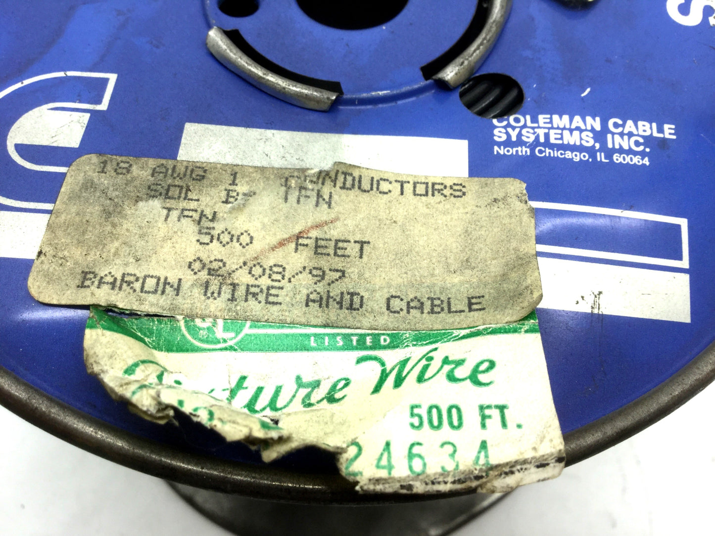 New – Open box MTW Hook-Up Wire Spool 18 AWG 16/30 Strands 600V Black, 280'