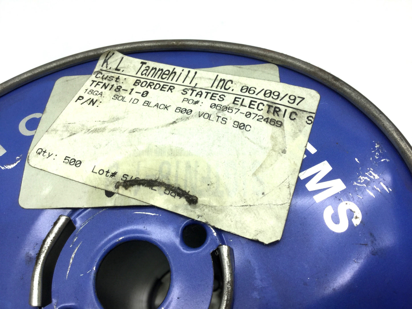 New – Open box MTW Hook-Up Wire Spool 18 AWG 16/30 Strands 600V Black, 280'